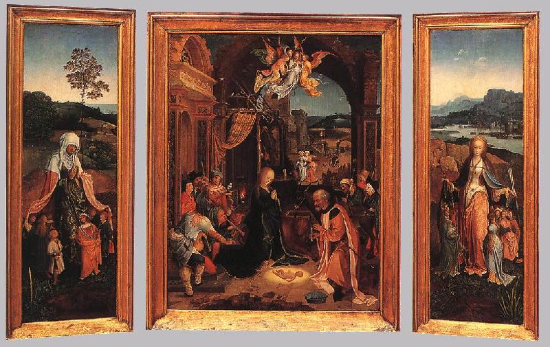 BEER, Jan de Triptych  hu255 Germany oil painting art